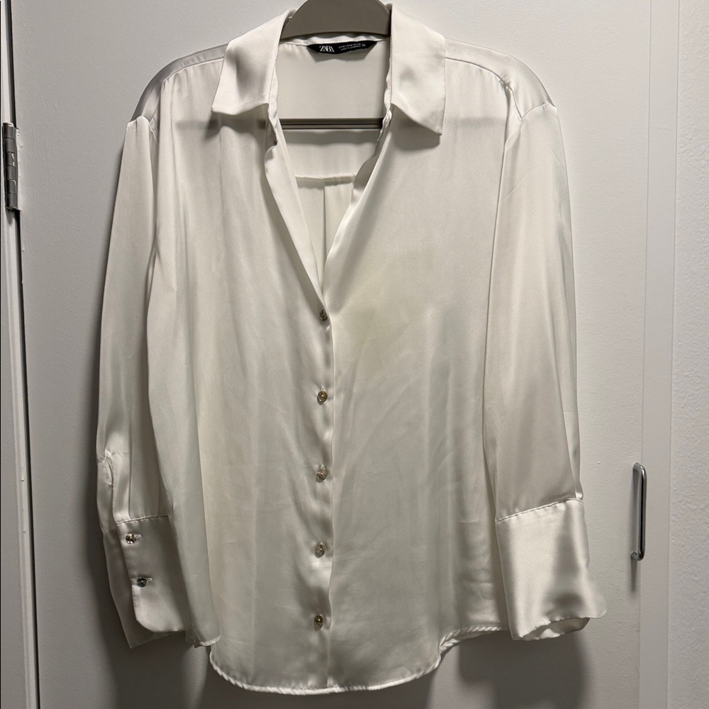 Zara White Shirt
